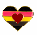 LGBTQIA+ Gay Flag Pride Heart Lapel Pin