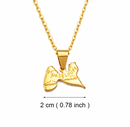 Guadeloupe Map Pendant Necklace