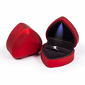 Heart-Shaped LED Light Gift ring box