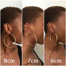 Round Hoop Earrings