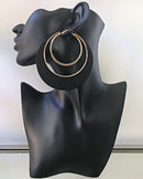 Wooden Hoop Earrings