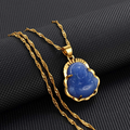 Jade Stone Buddha Pendant Necklace