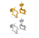 Colombia Map Stud Earrings