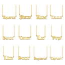 Horoscope Zodiac Sign Pendant Necklace