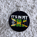 Jamaica Flag It's in My DNA Drop Earrings