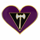 LGBTQIA+ Gay Flag Pride Heart Lapel Pin
