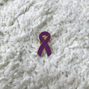 Cancer Awareness Ribbon Lapel Pin