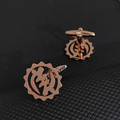 Nyame Ye Ohene Adinkra Ghanaian Symbols Cufflinks