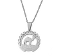 Eritrea Coat of Arms Pendant Necklace