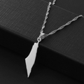 Israel Map Pendant Necklace