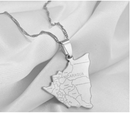 Nicaragua Map with cities Pendant Necklace