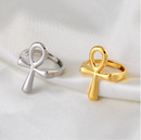 Ankh Cross Egyptian Symbol Ring
