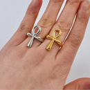 Ankh Cross Egyptian Symbol Ring