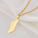 Belize Map with Cities Pendant Necklace
