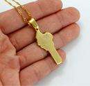 Benin Map Pendant Necklace