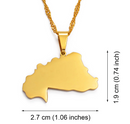 Burkina Faso Pendant Necklace