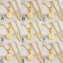 Initial Hexagon Pendant Necklace