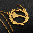 Eritrea Map Pendant Necklace