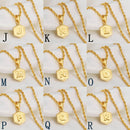 Initial Hexagon Pendant Necklace