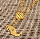 Mexico Map Heart Necklace