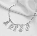 Horoscope Zodiac Name Pendant Necklace