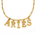 Horoscope Zodiac Name Pendant Necklace