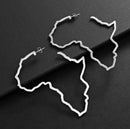 Africa Map Outline Earrings