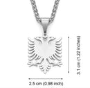 Albania Eagle Pendant Necklace