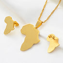 Africa Map Jewelry Set