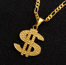 Dollar Sign Pendant Necklace