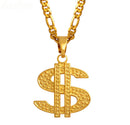 Dollar Sign Pendant Necklace
