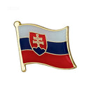 Slovakia Flag Lapel Pins / Slovakia country flag Badge / Slovakia enamel lapel pins / Slovakia Brooch / Clothes pins