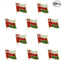 Oman Flag Lapel clothes / country flag Badge / Oman national flag Brooch / Oman National Flag Lapel Pin / Oman enamel pin