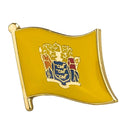 New Jersey State flag lapel pin / USA New Jersey flag clothes brooch / enamel pins / New Jersey flag Badge / New Jersey pin