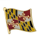 Maryland State flag lapel pin / USA Maryland flag clothes brooch / enamel pins / Maryland flag Badge / Maryland pin
