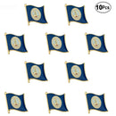 Virginia State flag lapel pin / USA Virginia flag clothes brooch / enamel pins / Virginia flag Badge / Virginia pin