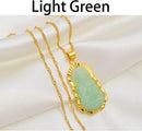 Jade Buddha Necklace / Buddhist Guanyin pendant necklace / 18K gold plated Chinese style amulet / Maitreya pendant gold Necklace Jewelry