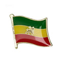 Ethiopia Flag Lapel clothes / country flag Badge / Ethiopian national Brooch / Ethiopia Flag Lapel Pin / Ethiopia enamel pin