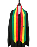 DOUBLE SIDED Senegal flag Graduation stole / Senegal flag graduation sash / Senegalese International Student Abroad / Senegal flag scarf