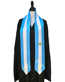 DOUBLE SIDED Argentina flag Graduation stole, Argentina flag graduation sash, Argentinian International Student Abroad, Argentina flag scarf