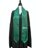 DOUBLE SIDED Saudi Arabia flag Graduation stole / Saudi Arabia flag graduation sash / Saudi International Student Abroad flag scarf