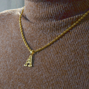 Initial Pendant Necklace (A-Z)