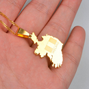 Ireland Map Pendant Necklace