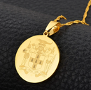 Jamaica Map Pendant Necklace
