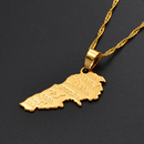 Lebanon Map Pendant Necklace