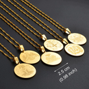 Haiti Flag Emblem Pendant Necklace