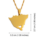 Nicaragua Pendant Necklace