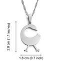Sankofa Adinkra Symbol Pendant Necklace