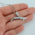 Cuba Map Pendant Necklace