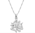 Italy Trinacria Pendant Necklace